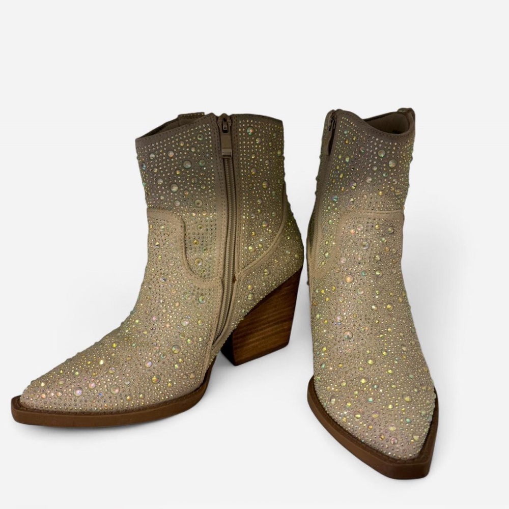 Madden Girl Rhinestone Bootie